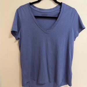 Patagonia Women's Short Sleeve V-Neck Tee - Blue